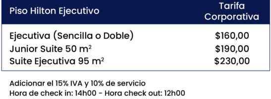 Tarifa Ejecutiva